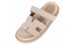 Sante off white δερμάτινο flat με βέλκρο 23-160 Νέες Αφίξεις